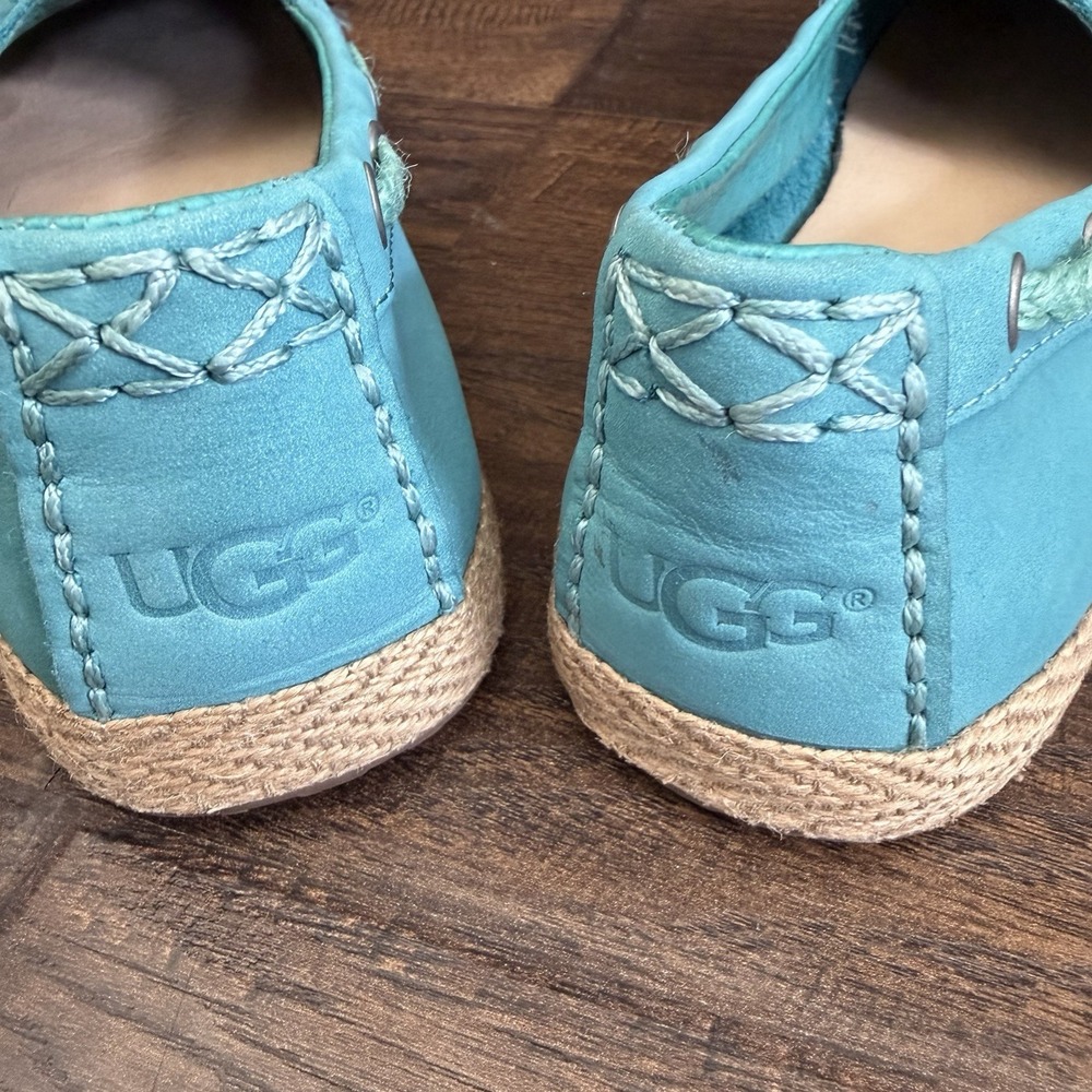 Ugg Australia Slip On Loafers Boat Shoes Women US 5.5 UK 36.5 Preppy Costal Y2K - Picture 8 of 10